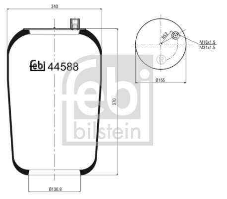 FEBI BILSTEIN Lõõts,õhkvedrustus 44588